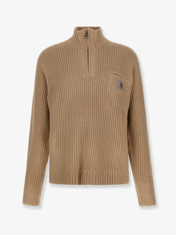 Detroit Half Zip acryilic blend sweater