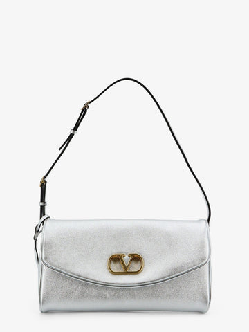 Valentino Garavani DeVain laminated leather shoulder bag
