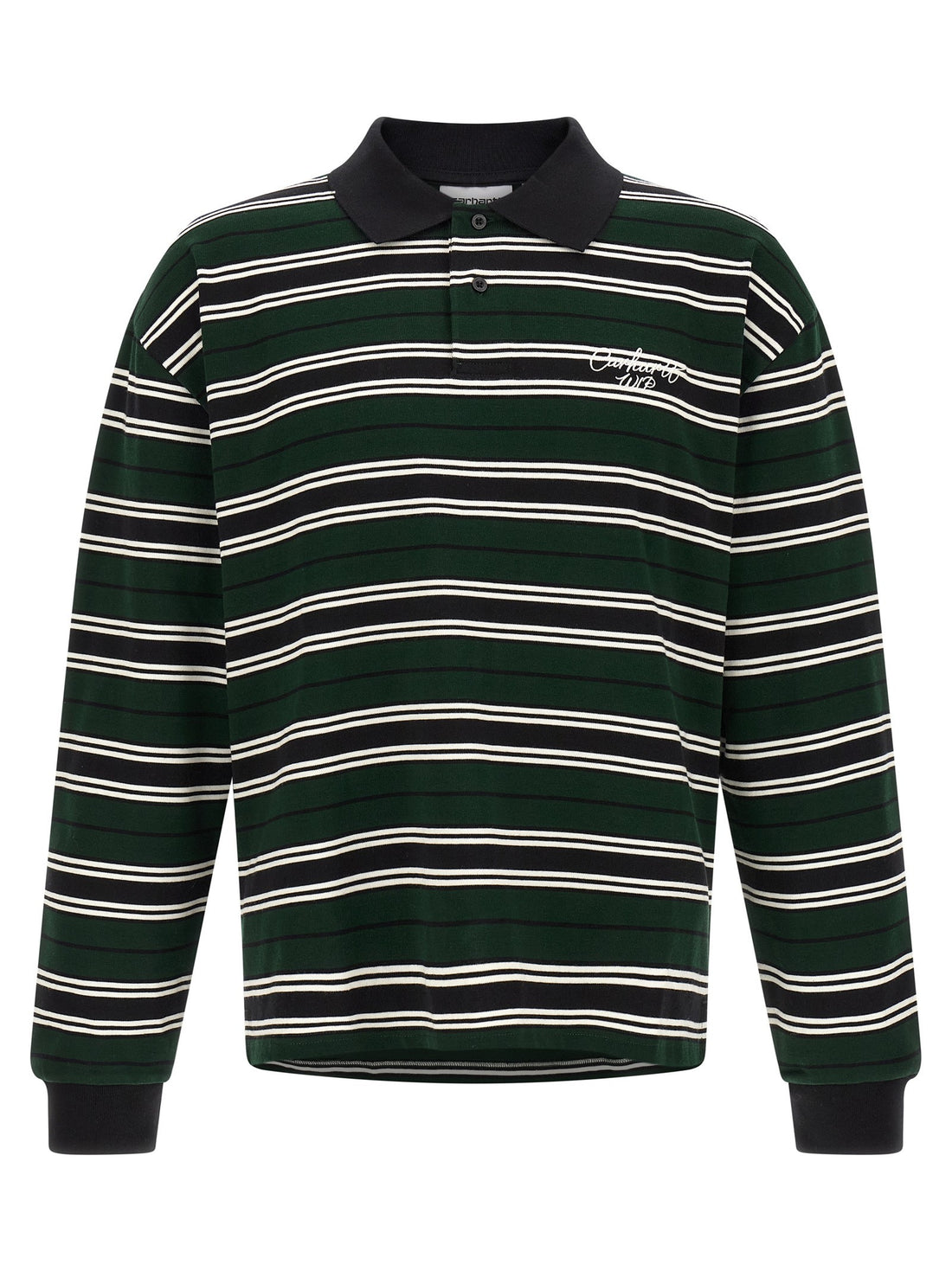 Carhartt WIP - 'Devitt Rugby' polo shirt GREEN