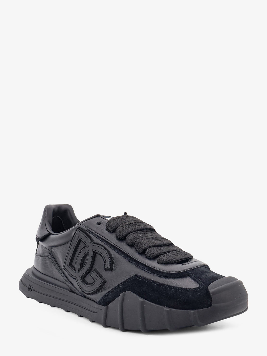 Dolce & Gabbana - DG Athletic leather sneakers NERO NERO