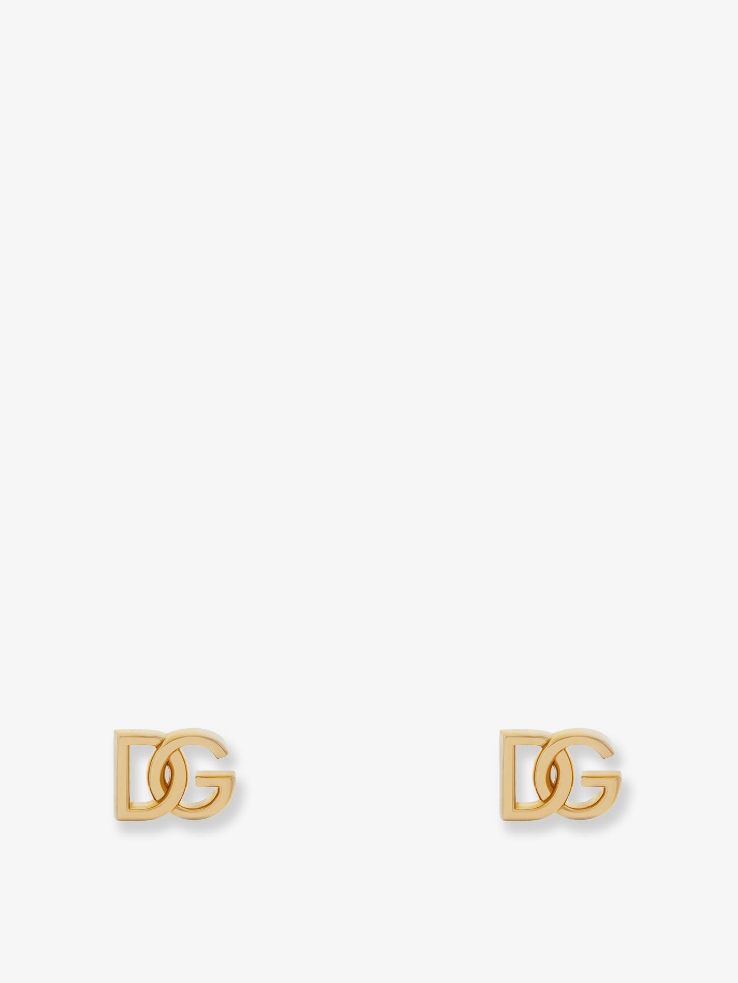 Dolce & Gabbana DG brass earrings