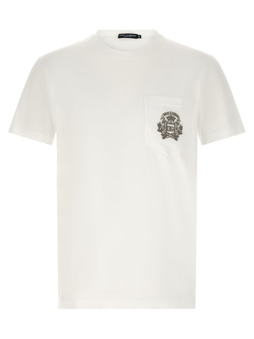 Dolce & Gabbana - 'DG' embroidered T-shirt