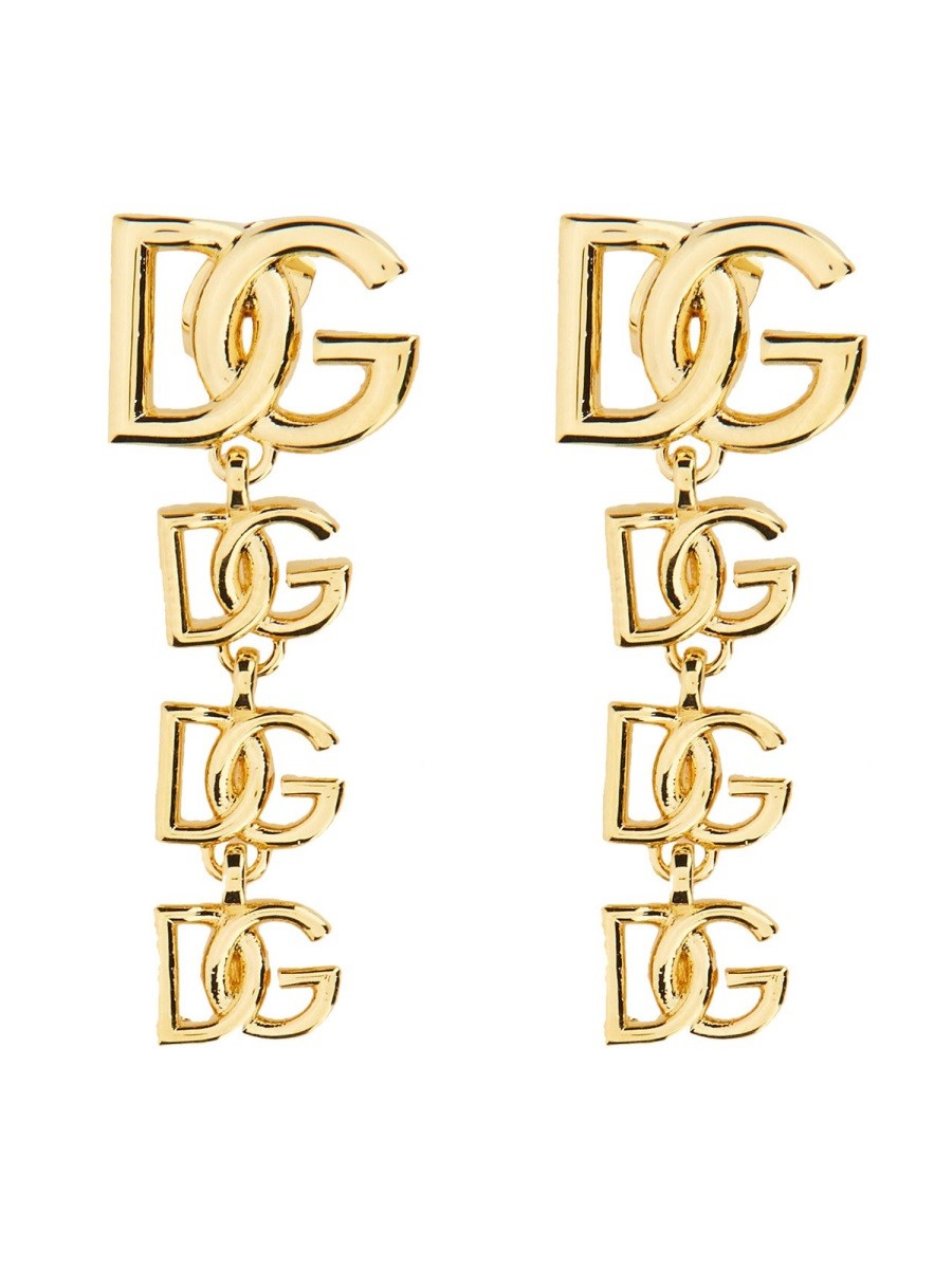 DG LOGO LONG EARRINGS