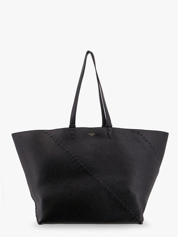 Diagonal selleria large leather shopping bag