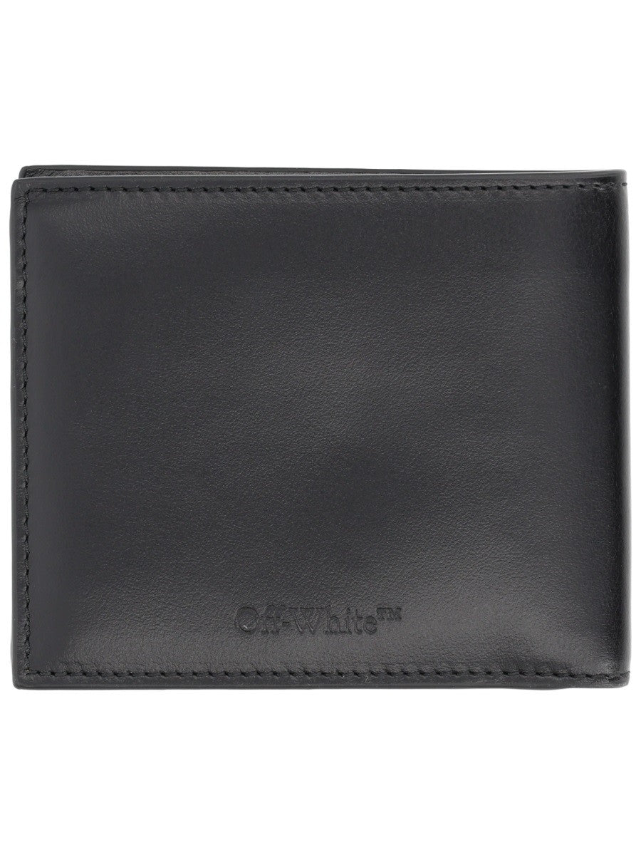 Off-white "DIAGONAL SPRAY" WALLET