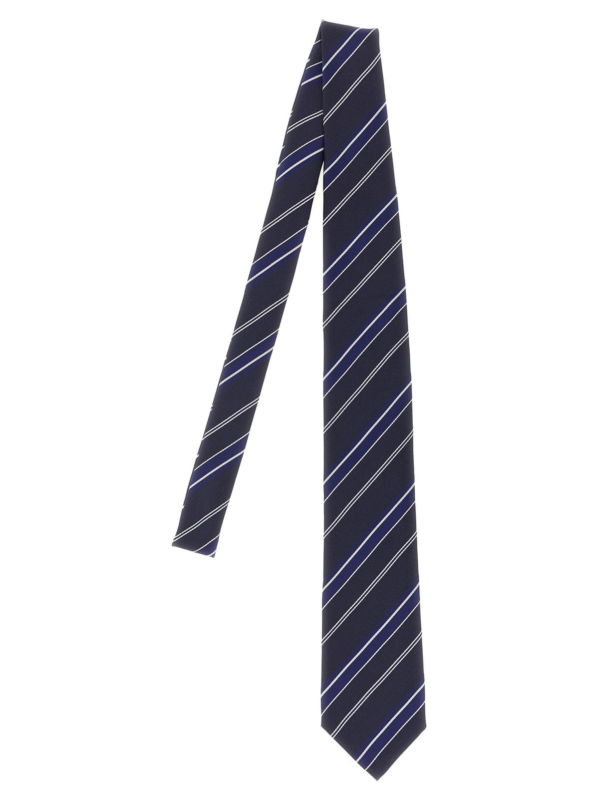 TOM FORD - Diagonal striped tie Blue U