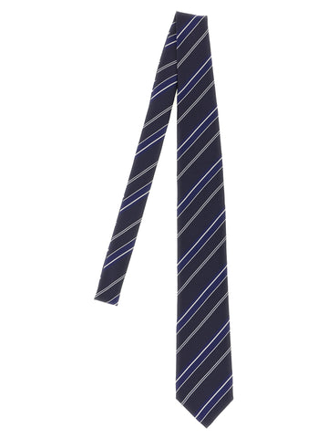 TOM FORD - Diagonal striped tie Blue U
