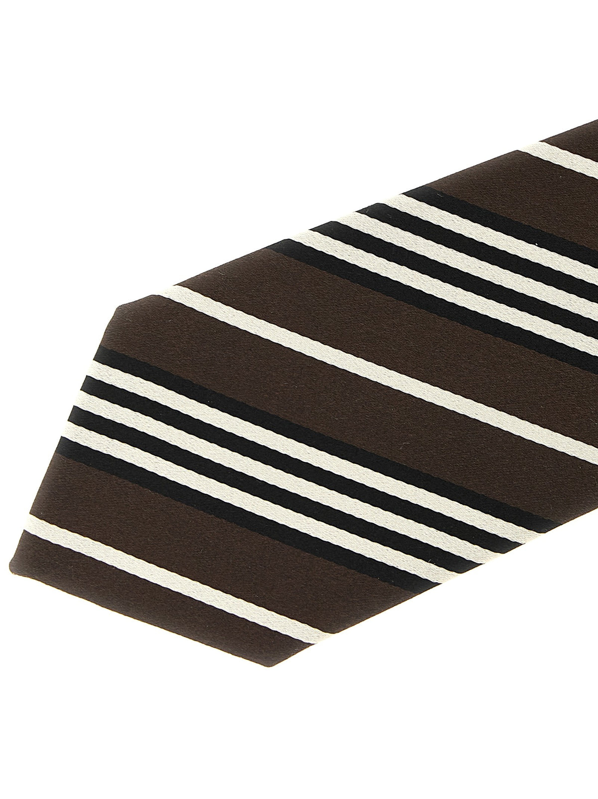 Saint Laurent - Diagonal striped tie