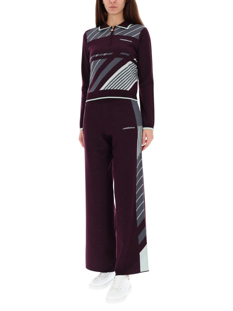 "DIAGONAL" TENNIS POLO SHIRT