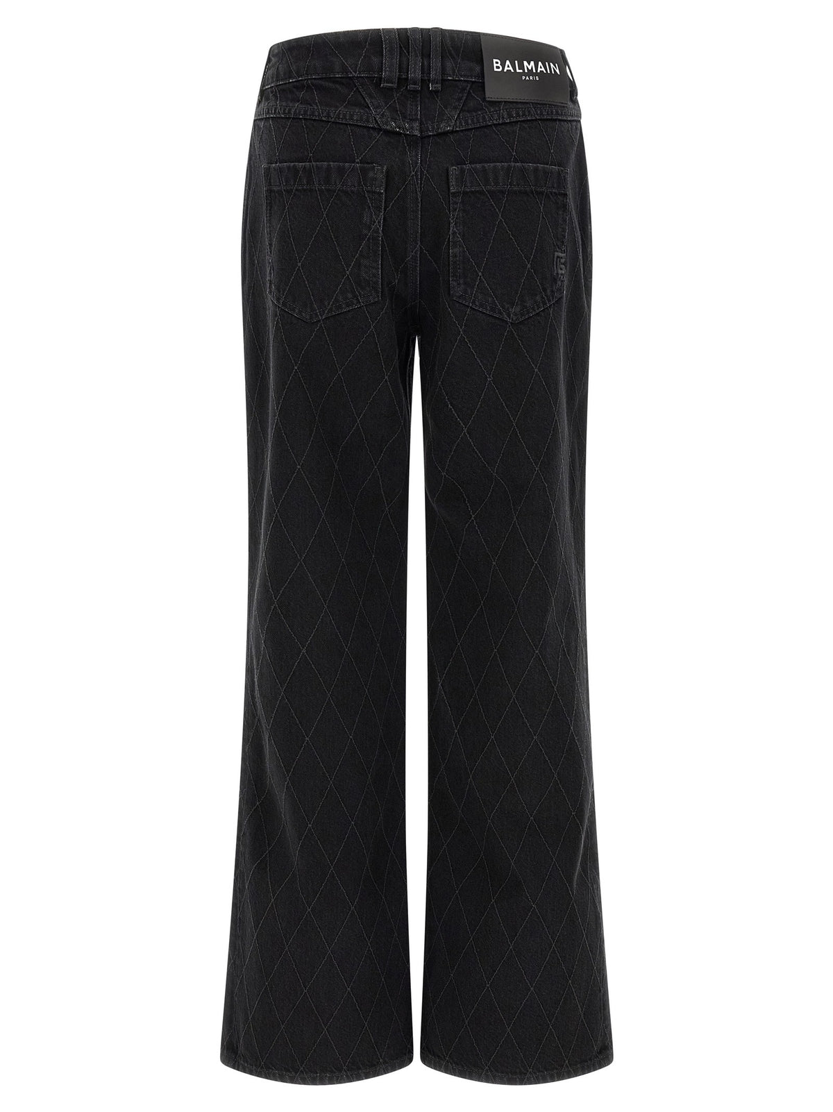 Balmain - Diamond-shaped jeans