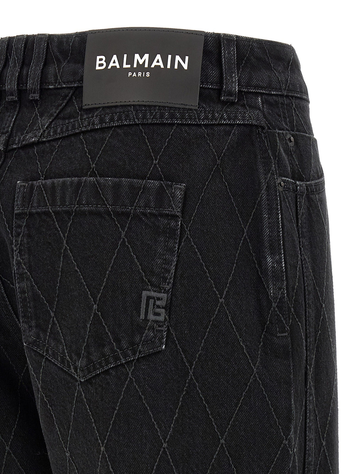 Balmain - Diamond-shaped jeans