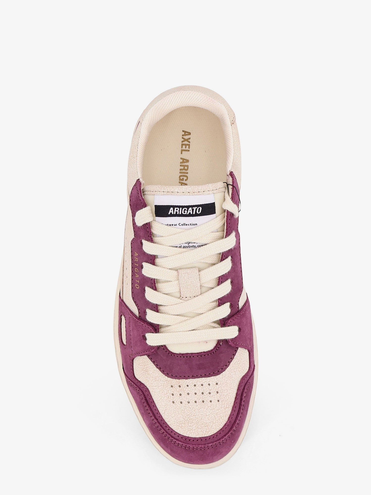 Dice Lo low-top suede and leather sneakers