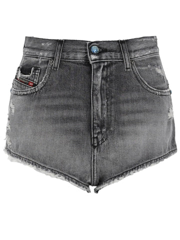 Diesel Diesel - SHORTS IN DENIM CON ORLI SFRANGIATI
