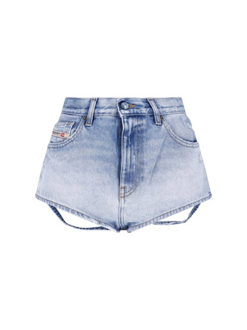 Diesel Diesel - SHORTS IN DENIM CON ORLI SFRANGIATI