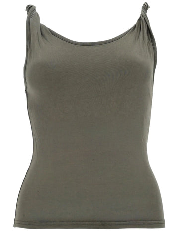 Diesel Diesel - TANK TOP CON SPALLINE ARROTOLATE