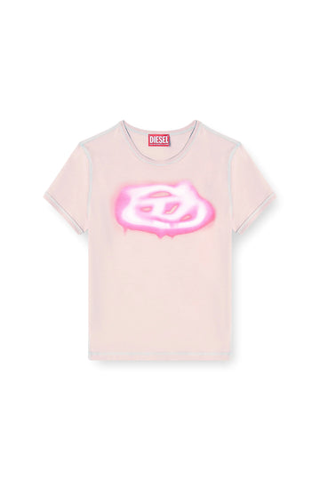 Diesel Diesel - T-SHIRT CON LOGO EFFETTO GRAFFITI