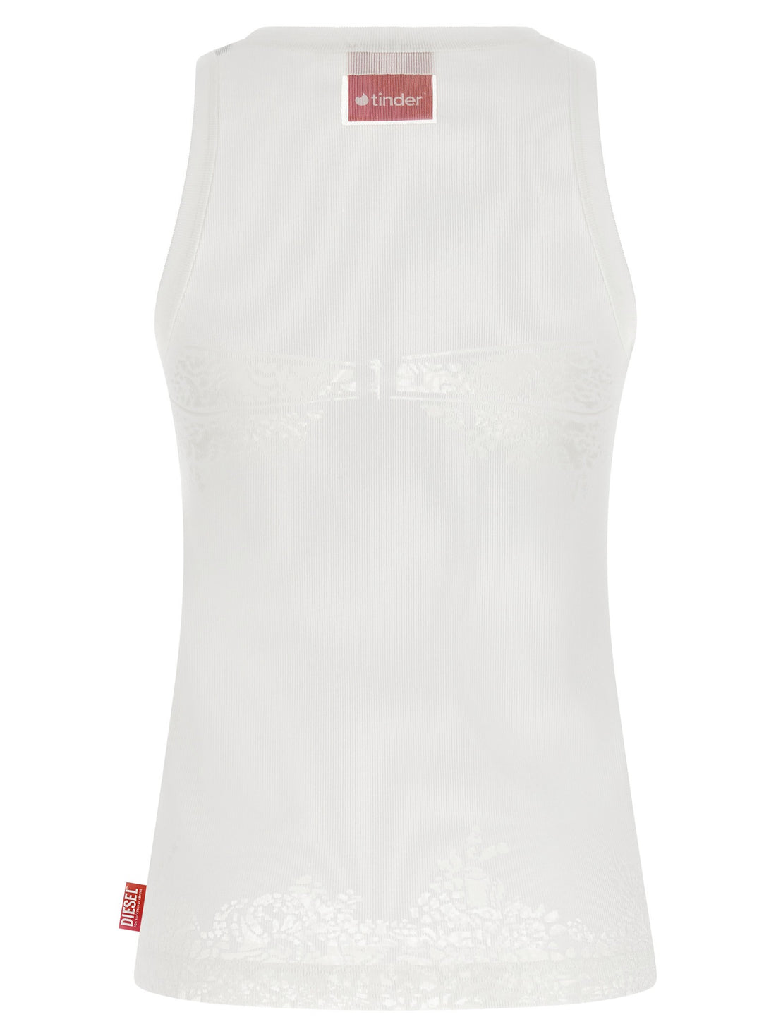 Diesel - Diesel x Tinder 'Pr-T-Anki-Lace-R' tank top White S