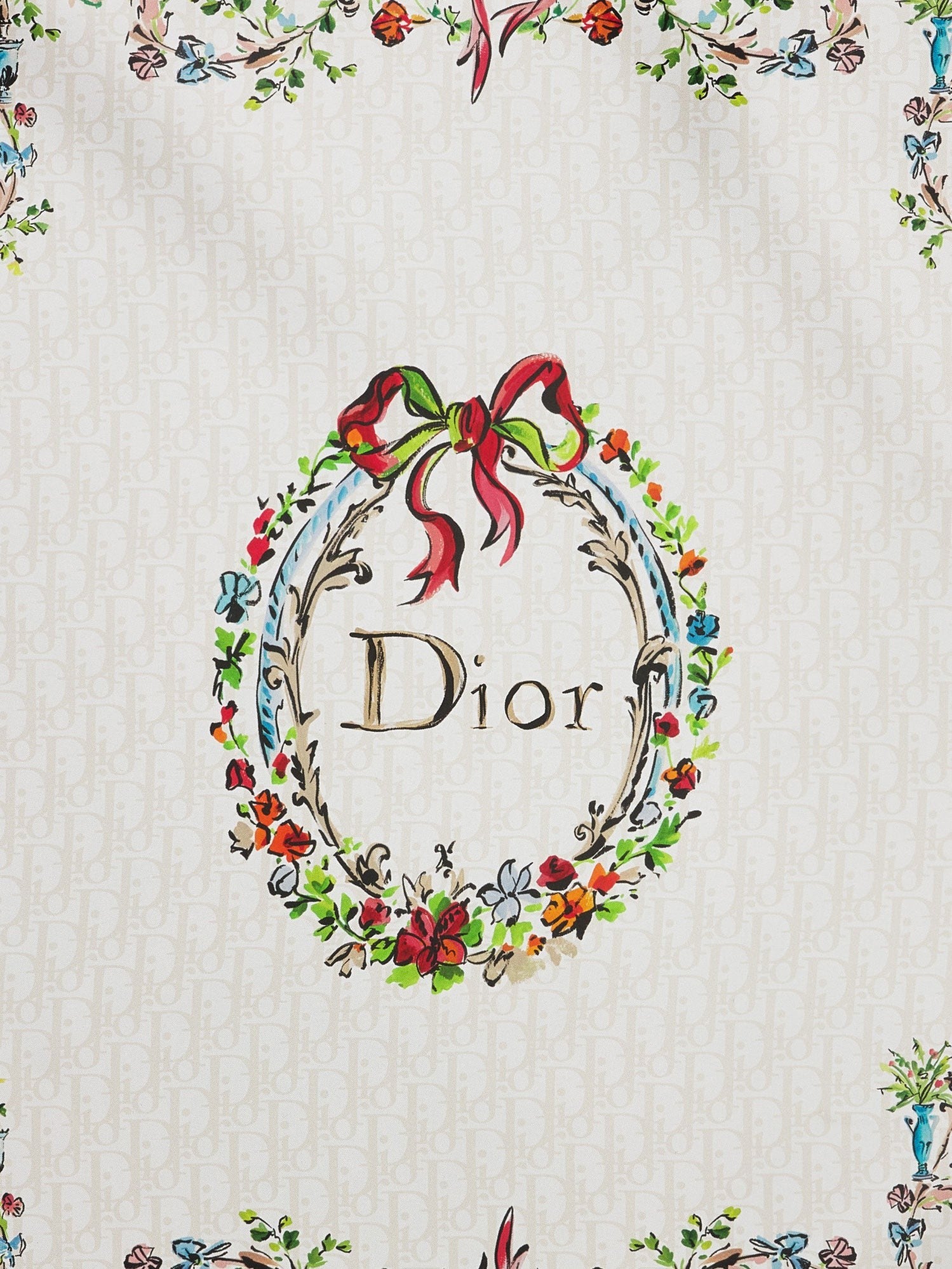 Dior Dior - Dior Arabesque Dioriviera 90 silk foulard