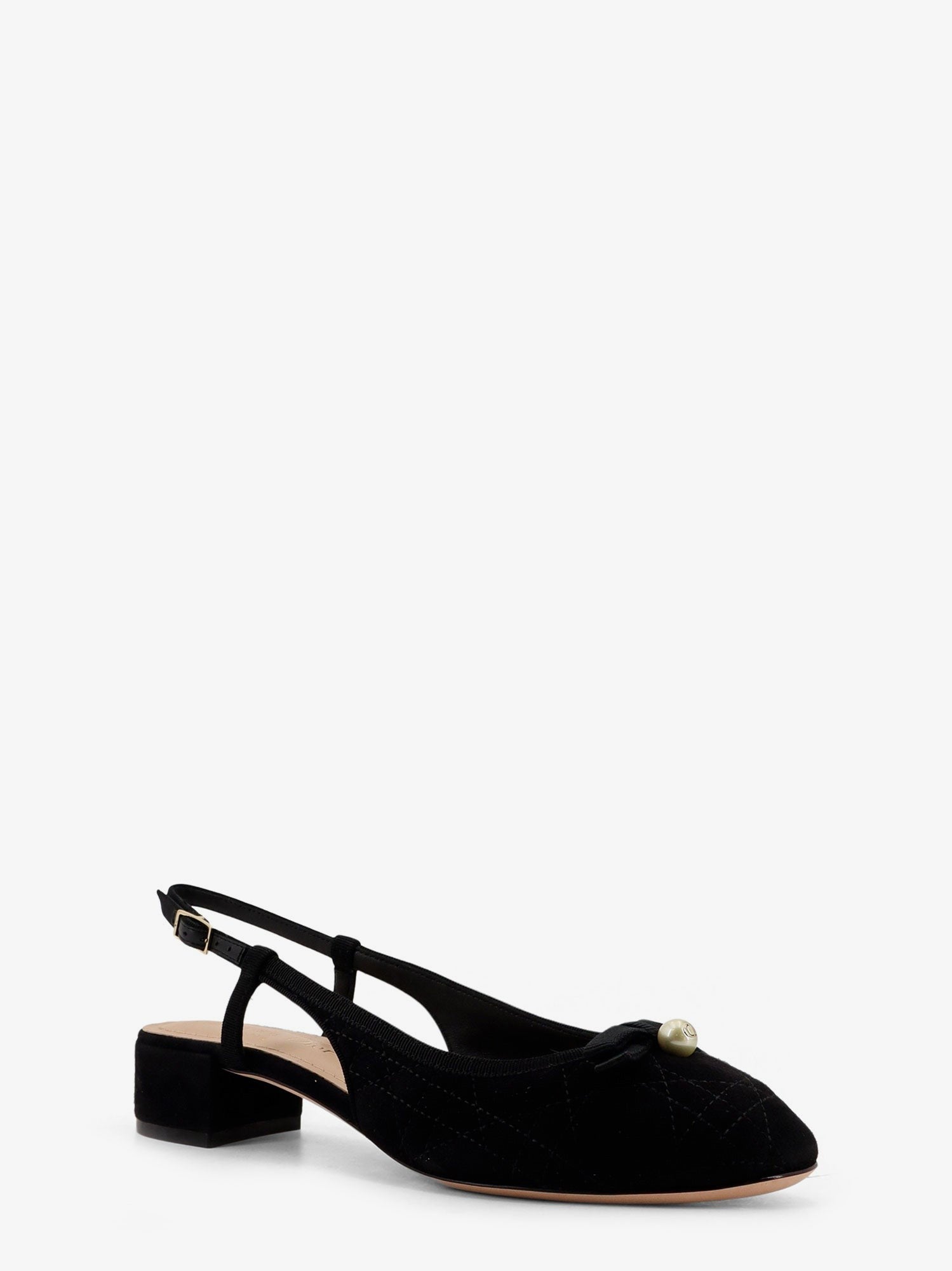 Dior Ballet Cannage Quilted slingback pumps