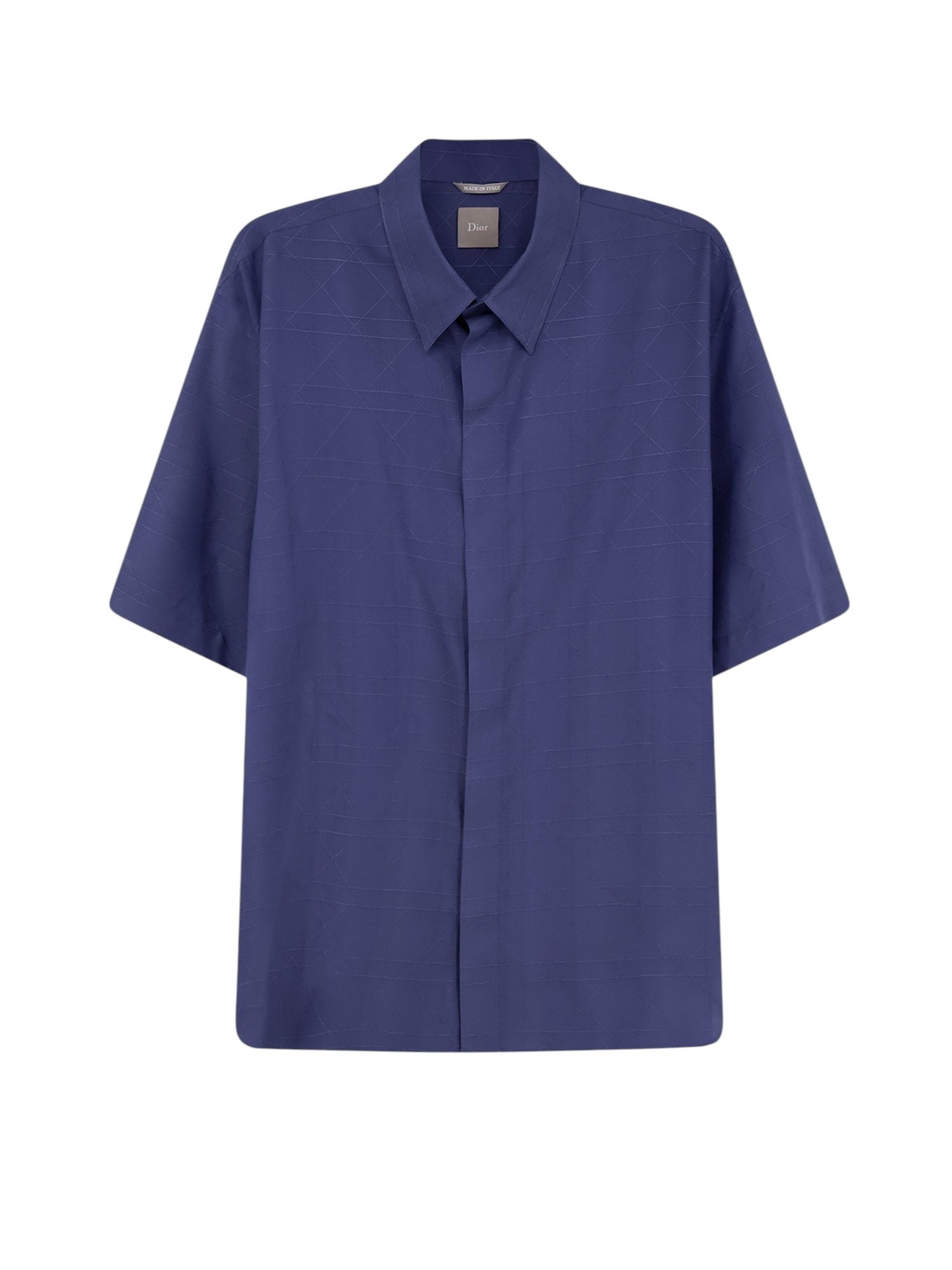 Dior Cannage silk and lyocell shirt