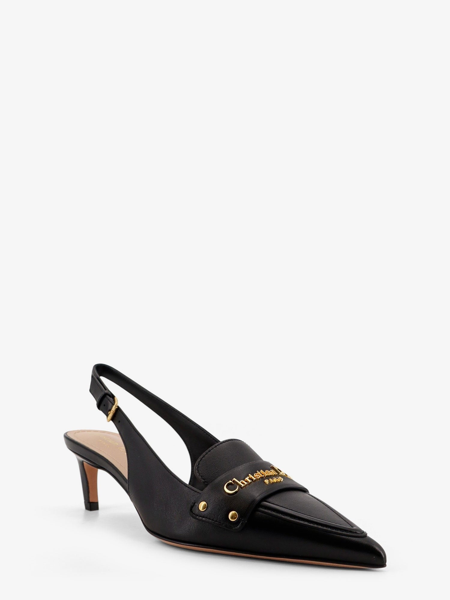 Dior Boy leather slingback décolleté