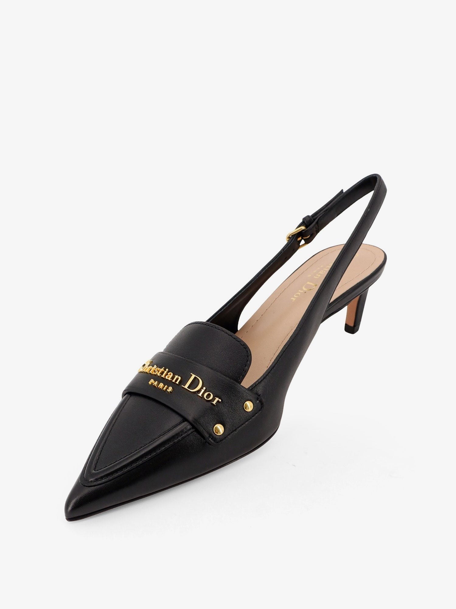 Dior Boy leather slingback décolleté