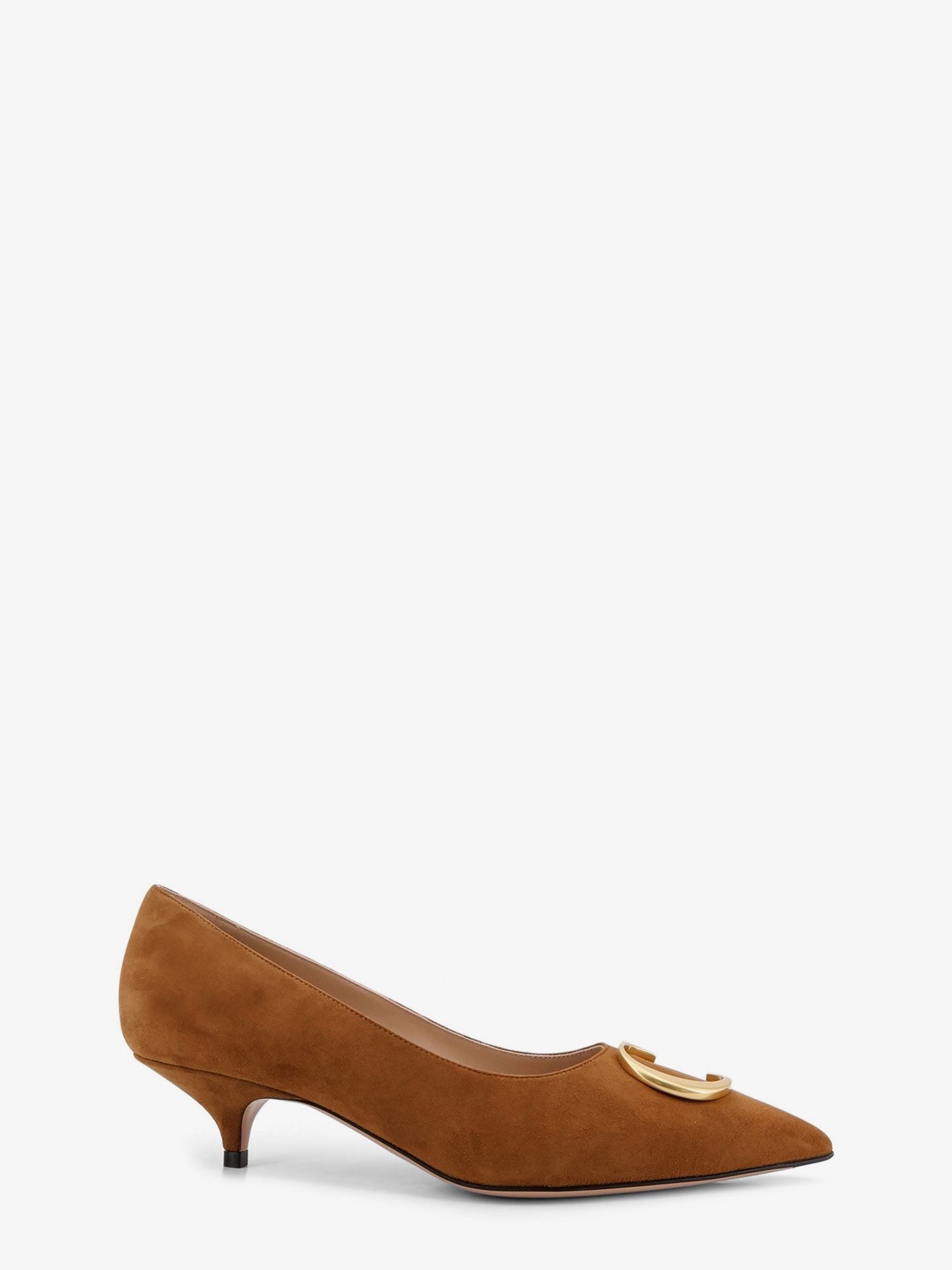 Dior Dior Initials suede pumps with metal CD initials