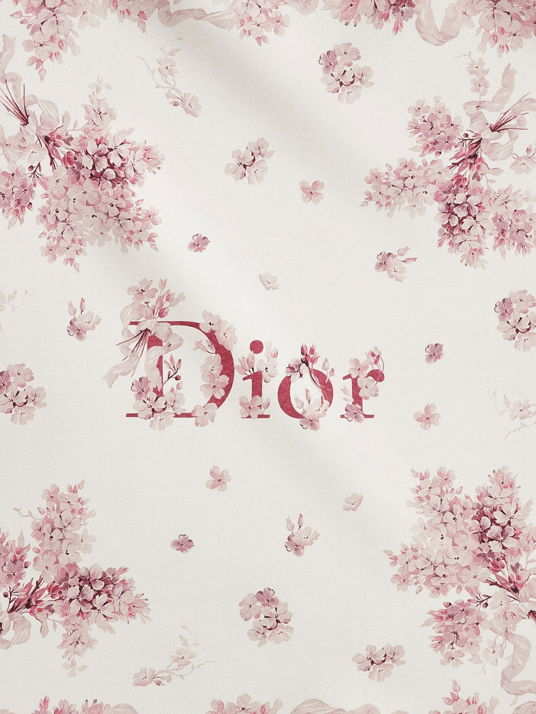 Dior - Dior Lilac Bouquet Print Silk foulard dior-lilac-bouquet-print-silk-foulard_15926db8-58ec-4323-ad2d-2e4073541f3b