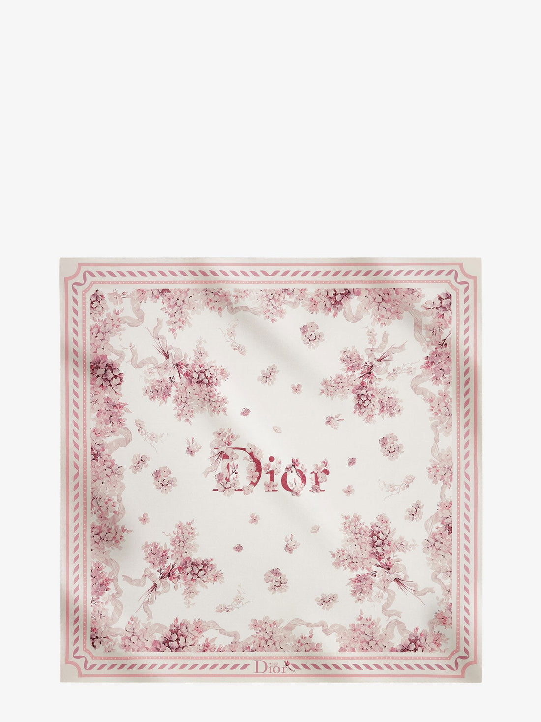 Dior - Dior Lilac Bouquet Print Silk foulard dior-lilac-bouquet-print-silk-foulard_15926db8-58ec-4323-ad2d-2e4073541f3b