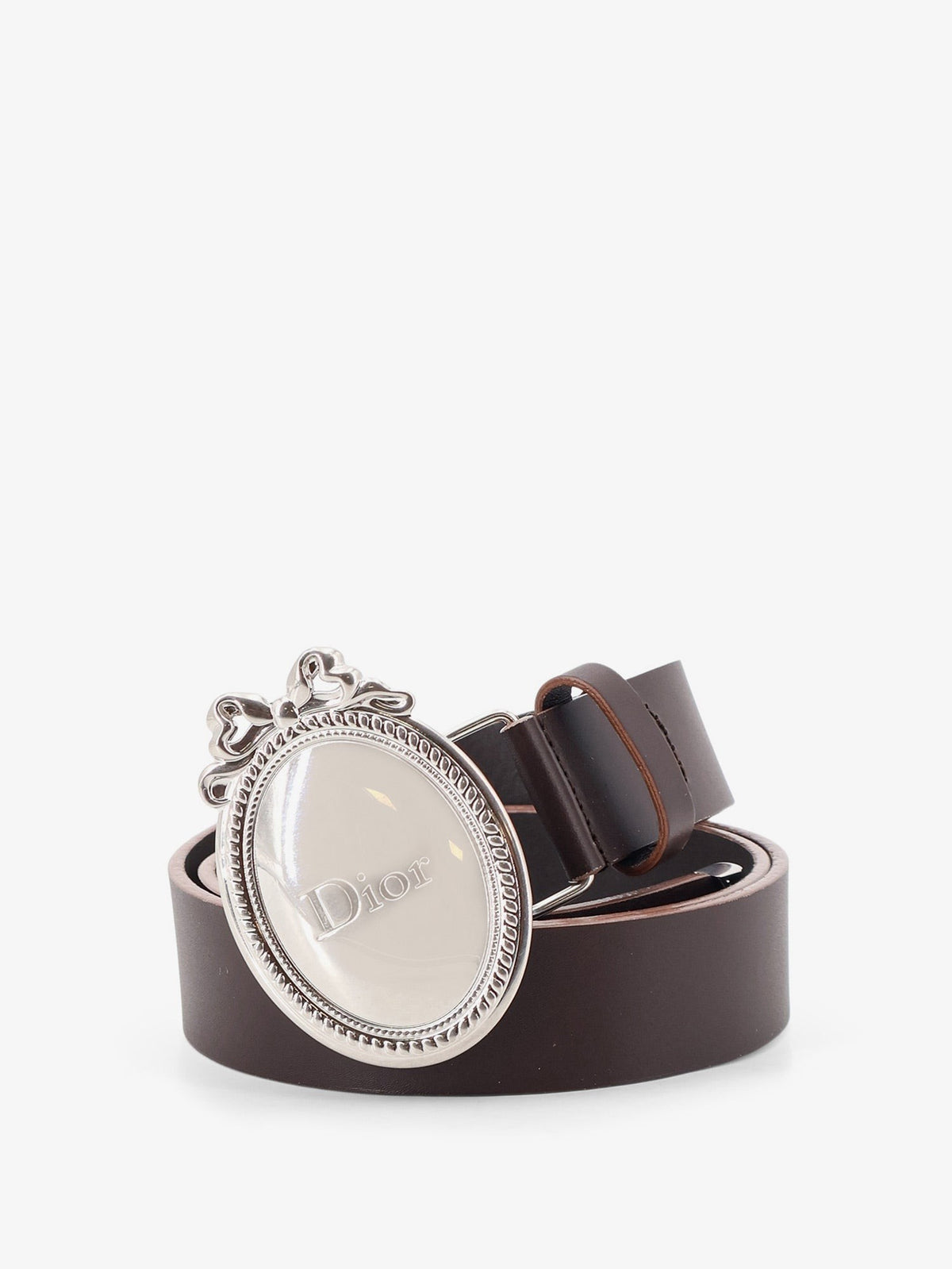 Dior - Dior Médaillon leather belt