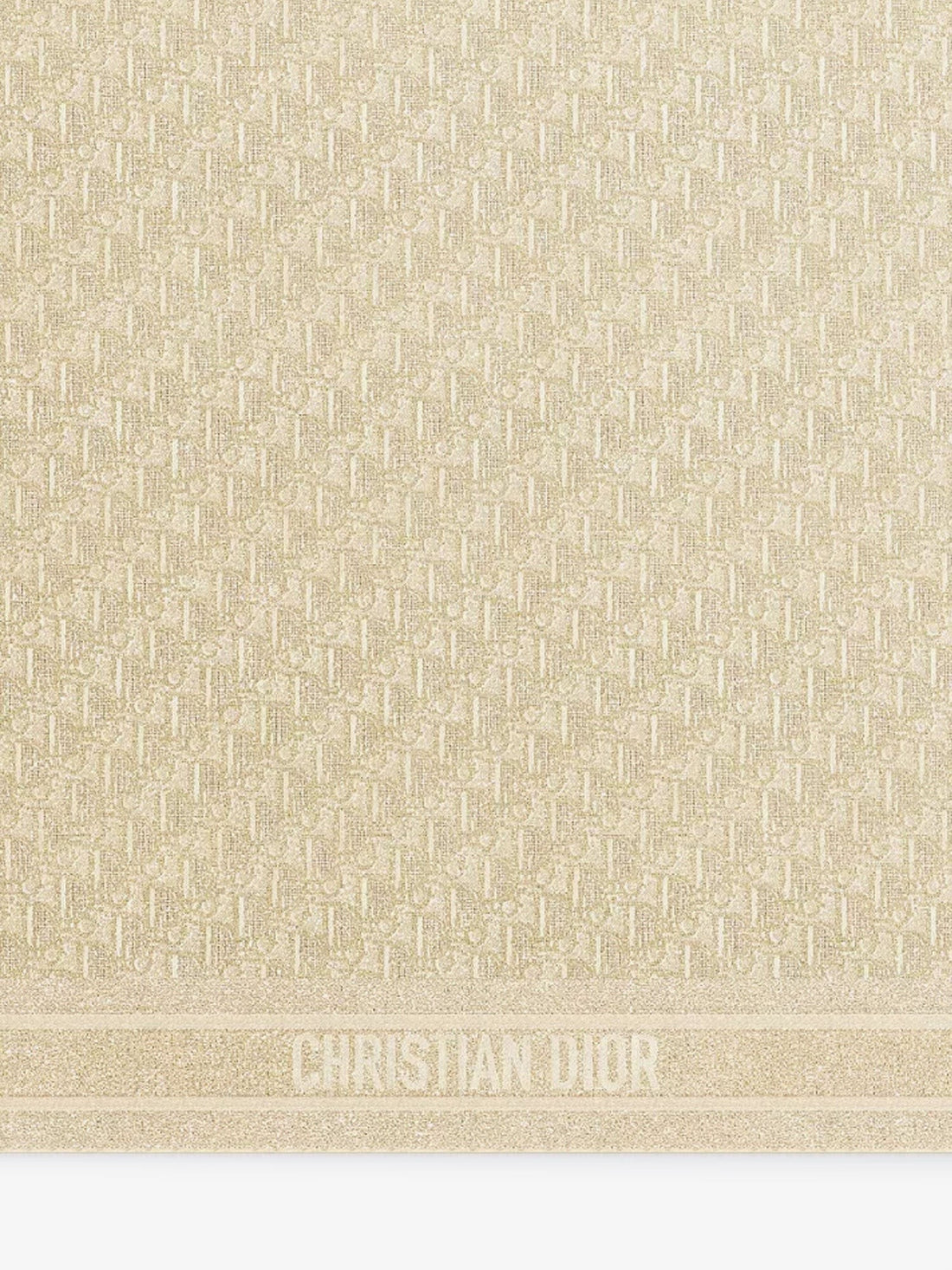 Dior Oblique Lurex silk foulard