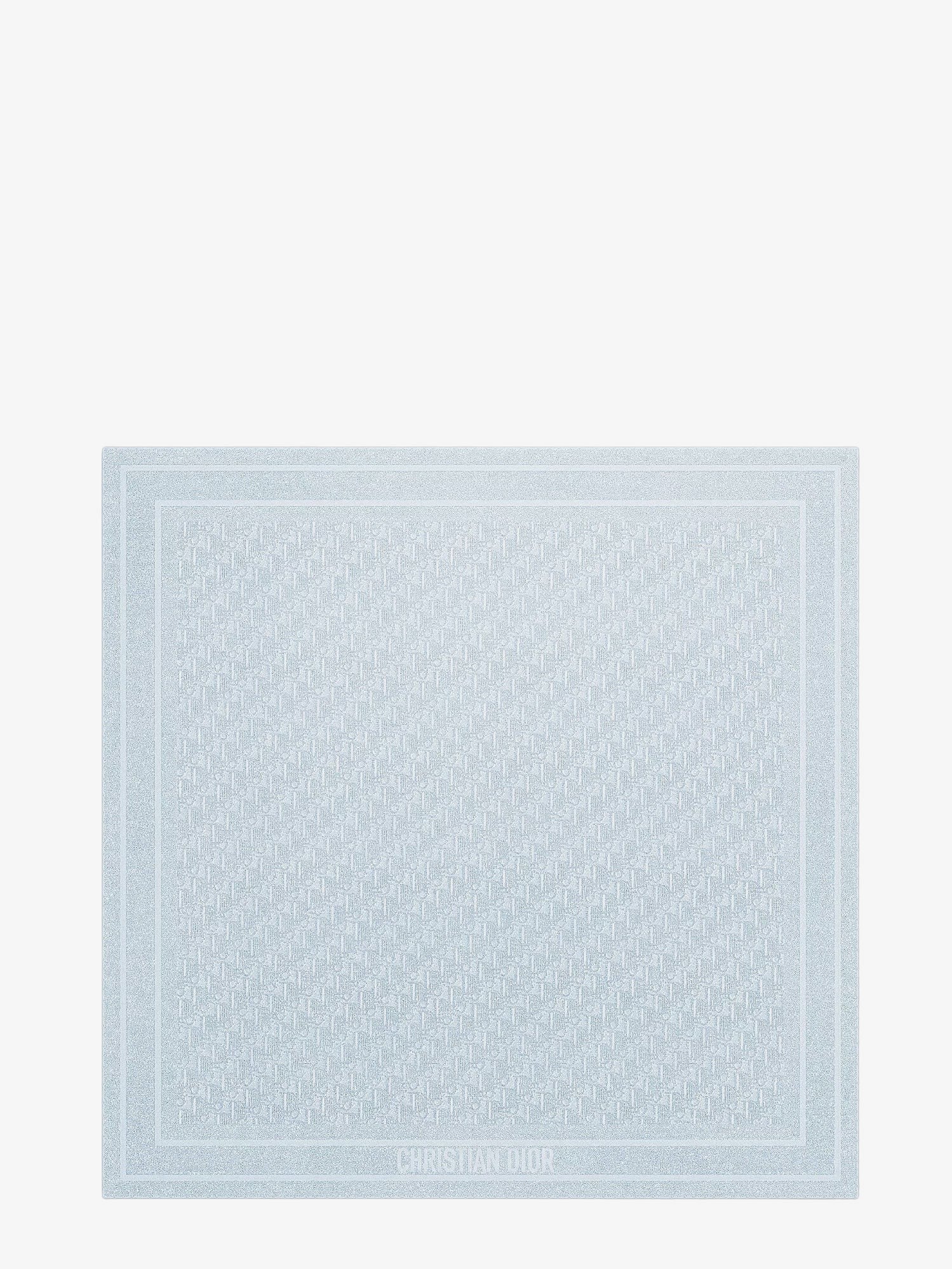 Dior Oblique Lurex silk foulard