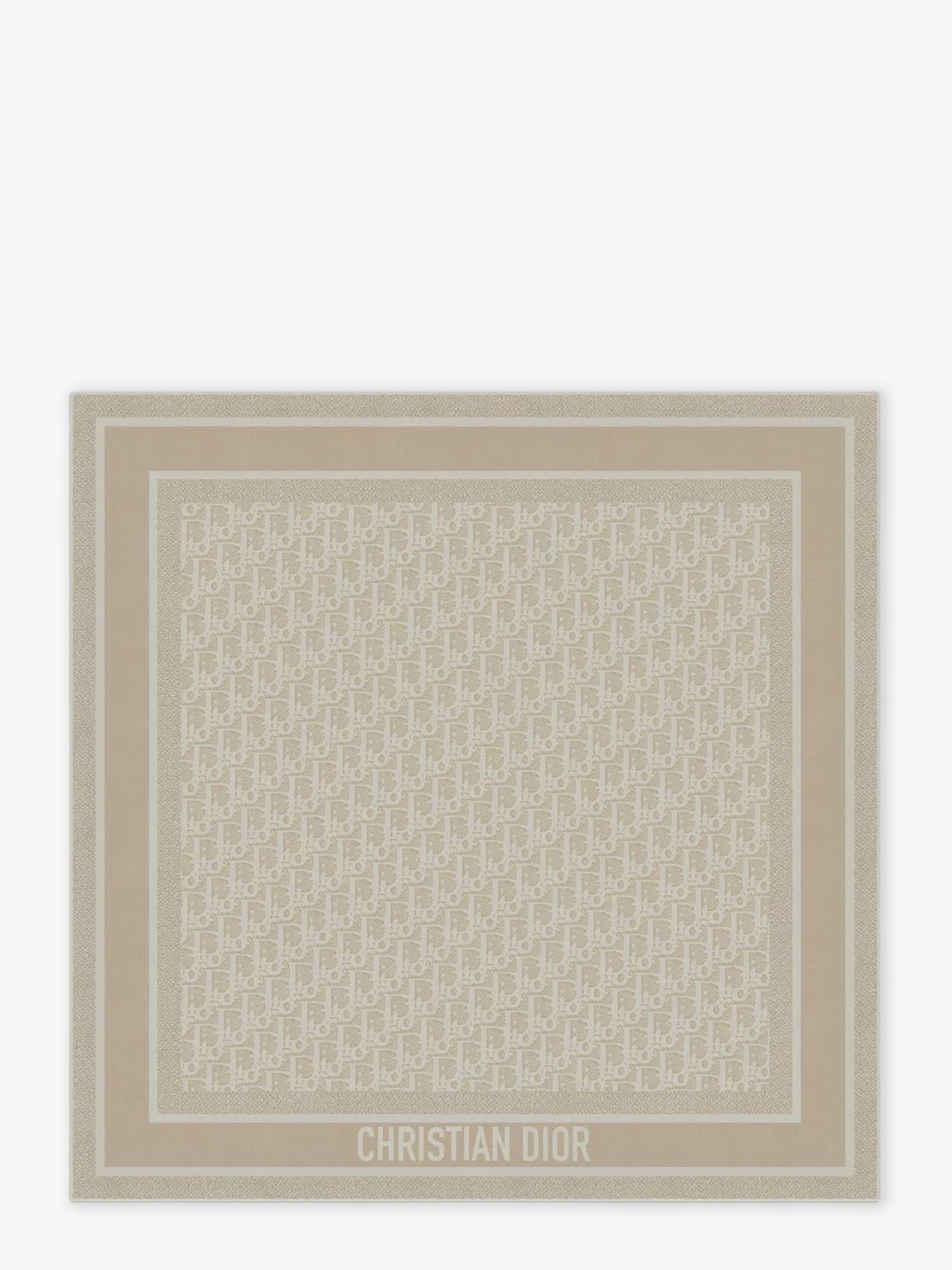 Dior Oblique silk twill foulard