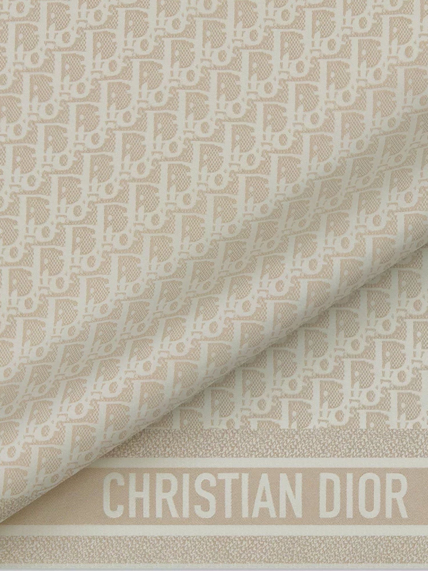 Dior Oblique silk twill foulard