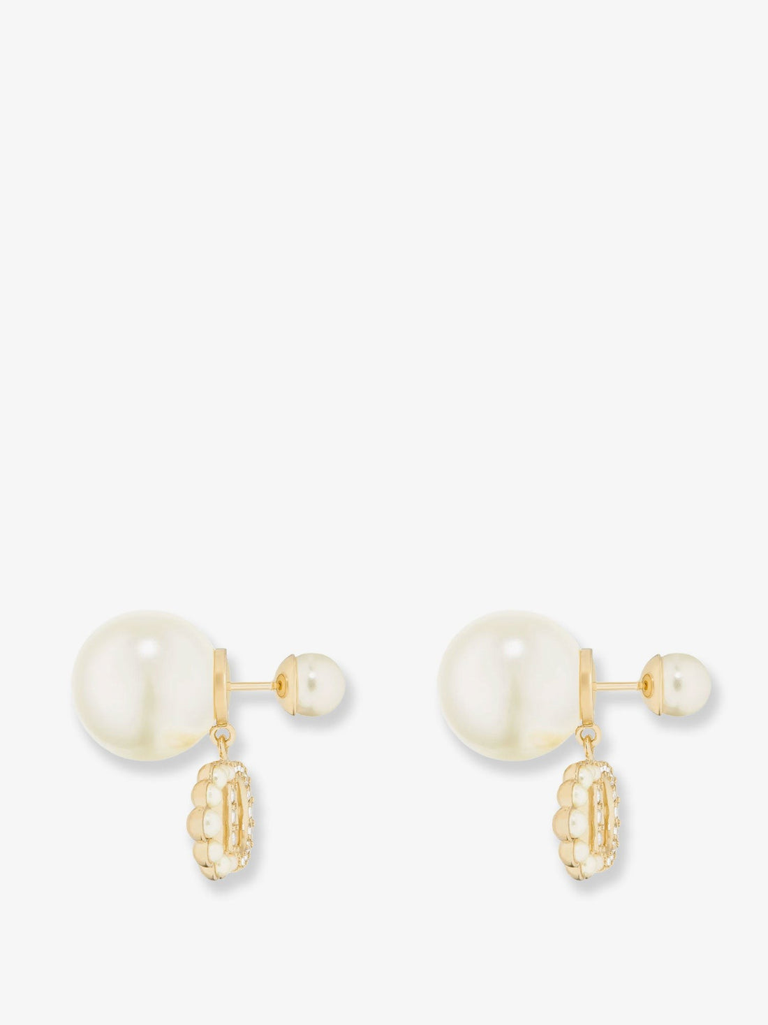 Dior Tribales metal earrings with gold finish metal
