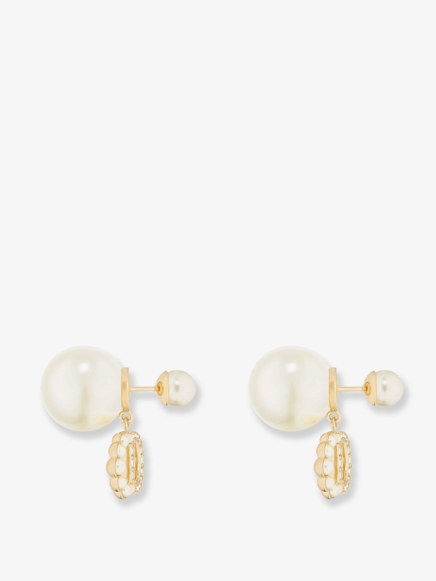 Dior Tribales metal earrings with gold finish metal