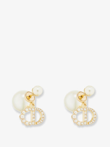 Dior Tribales metal earrings with gold finish metal
