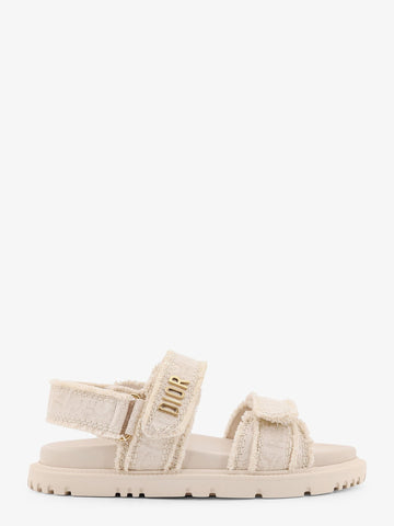 Dioract fabric sandals with Dior Oblique motif