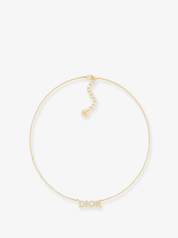 Diorevolution metal necklace with gold finishes