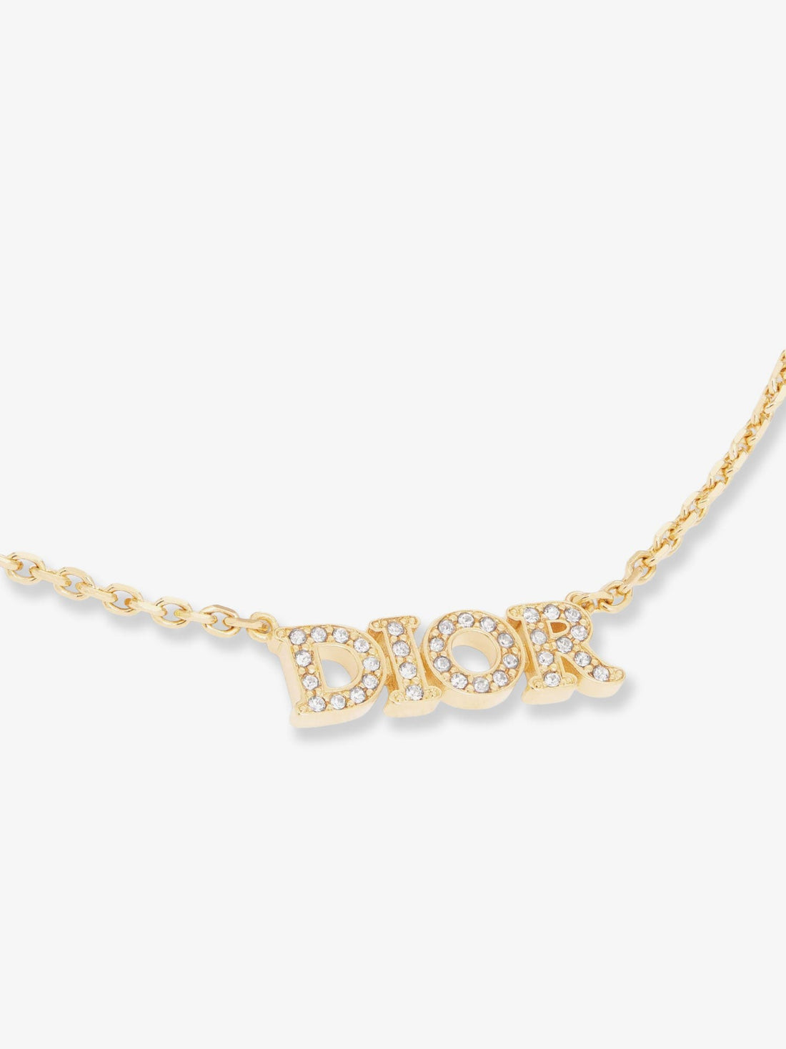 Diorevolution metal necklace with gold finishes
