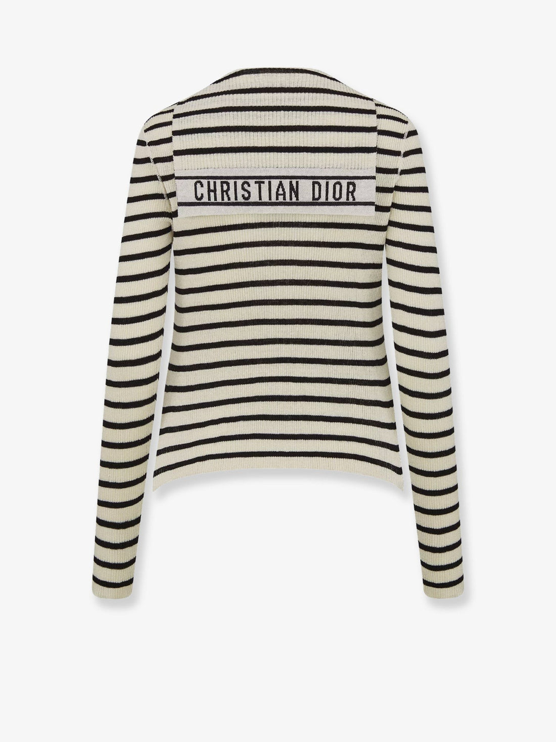 Dioriviera striped linen and silk sweater