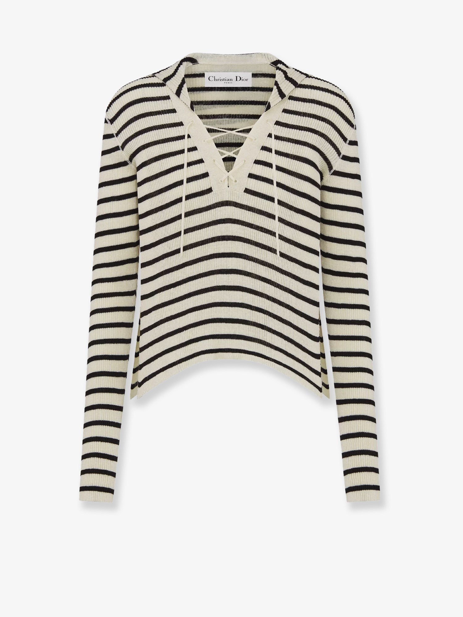 Dioriviera striped linen and silk sweater