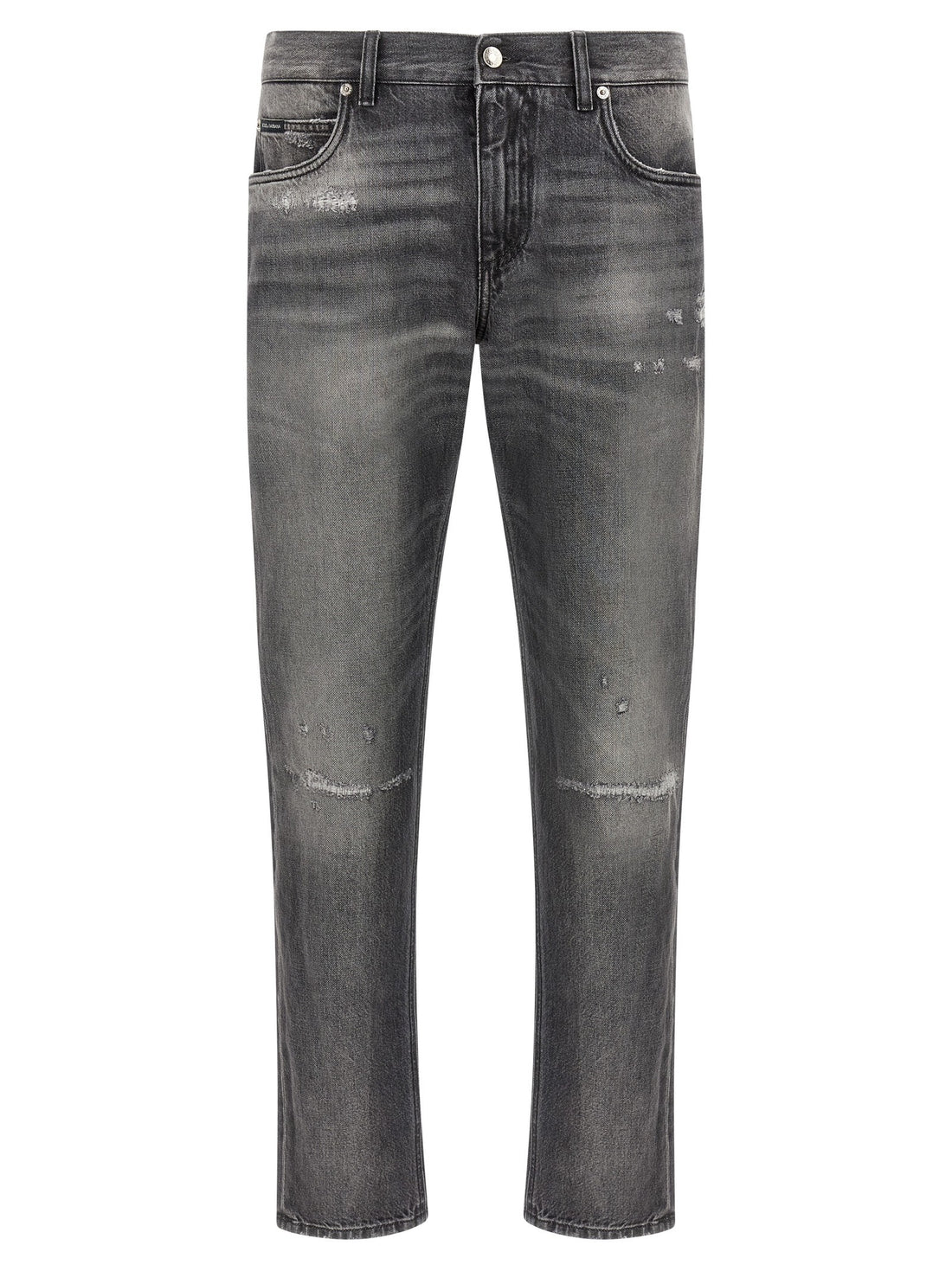 Dolce & Gabbana - Distressed jeans gray