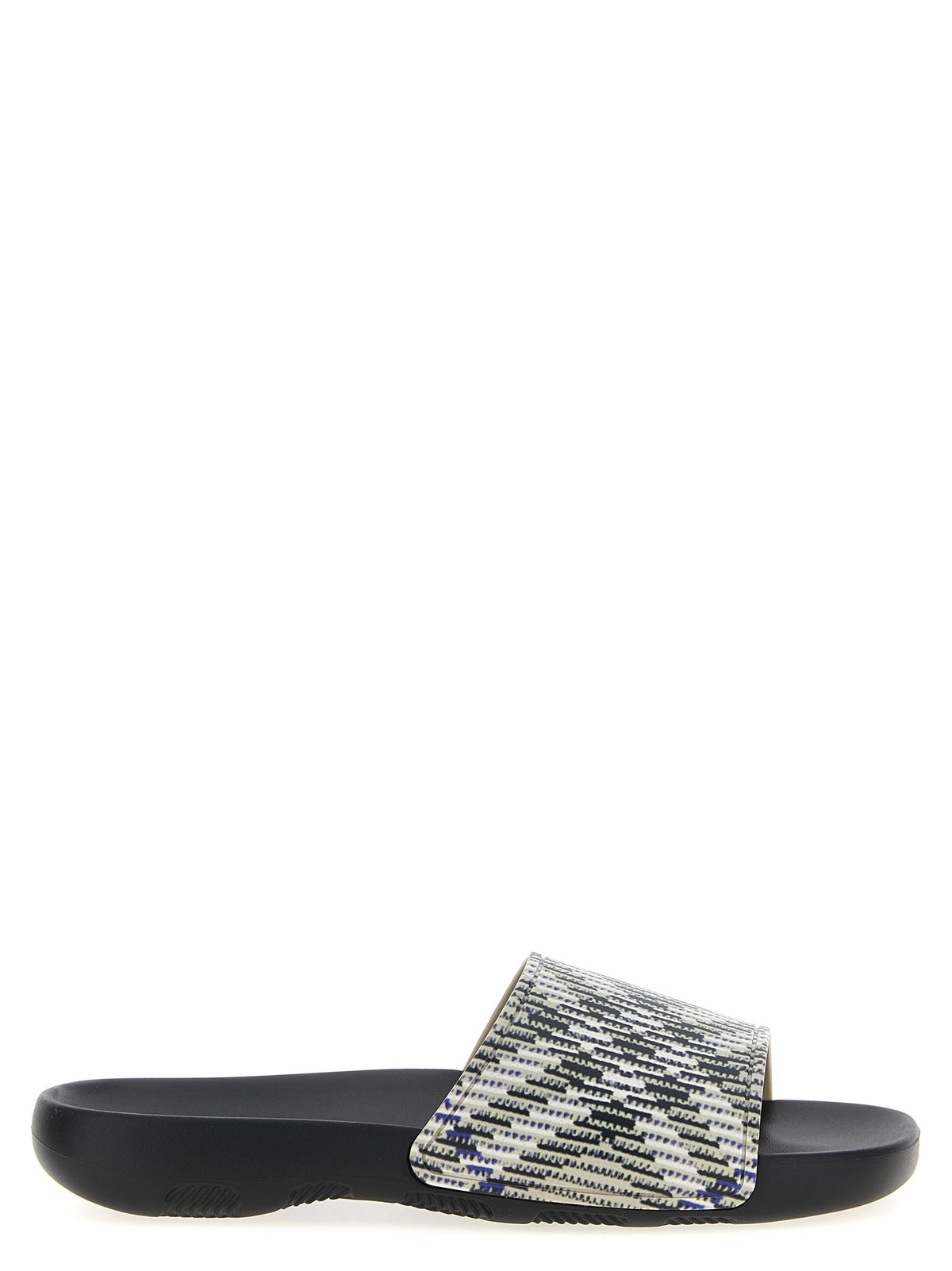 Burberry - 'Dive Check' sandals