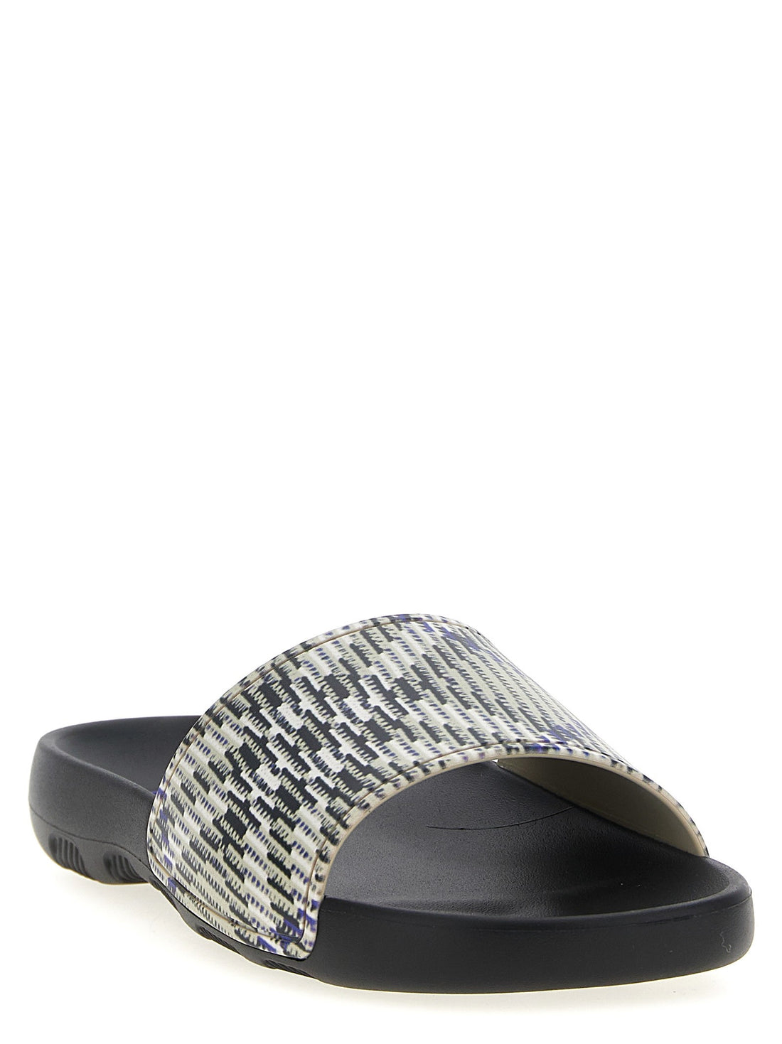 Burberry - 'Dive Check' sandals