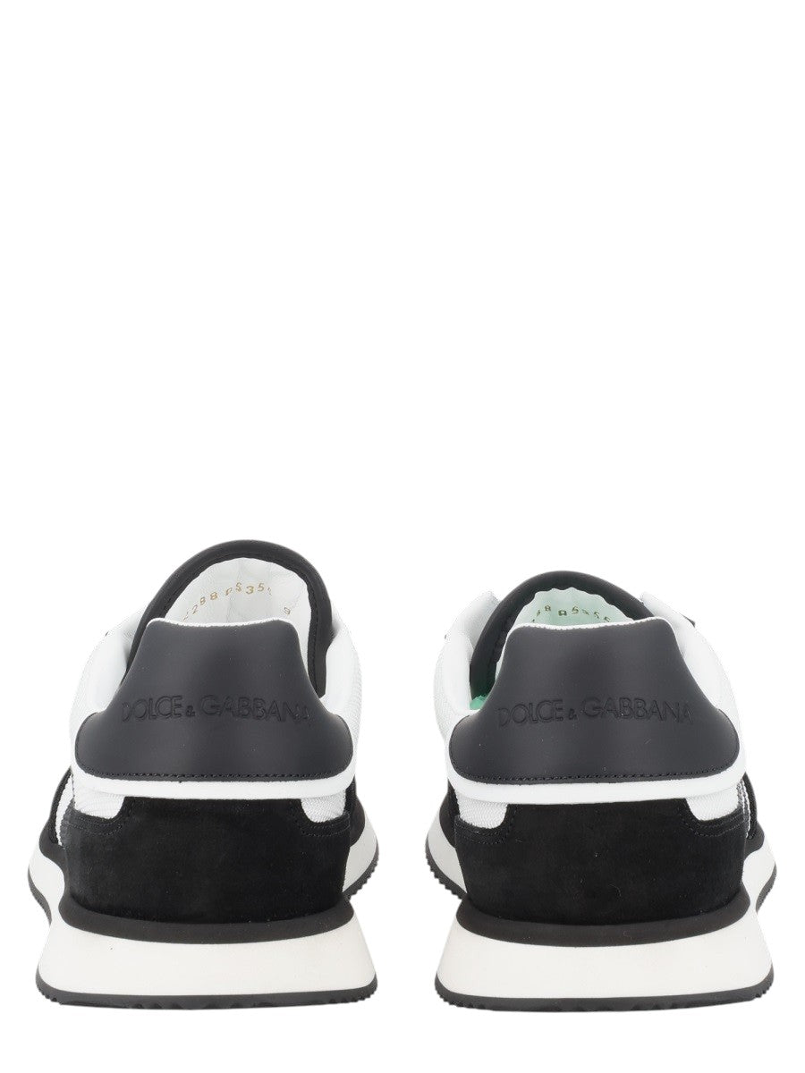 Dolce & Gabbana - DG Cushion Sneakers - Black And White dolce-gabbana-dg-cushion-sneakers-black-white-back-jpg