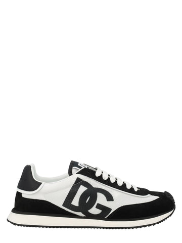 Dolce & Gabbana - DG Cushion Sneakers - Black And White dolce-gabbana-dg-cushion-sneakers-black-white-side-jpg