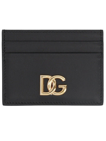 Dolce & Gabbana - Leather Card Holder - Black dolce-gabbana-leather-card-holder-black-front-dg-logo-jpg