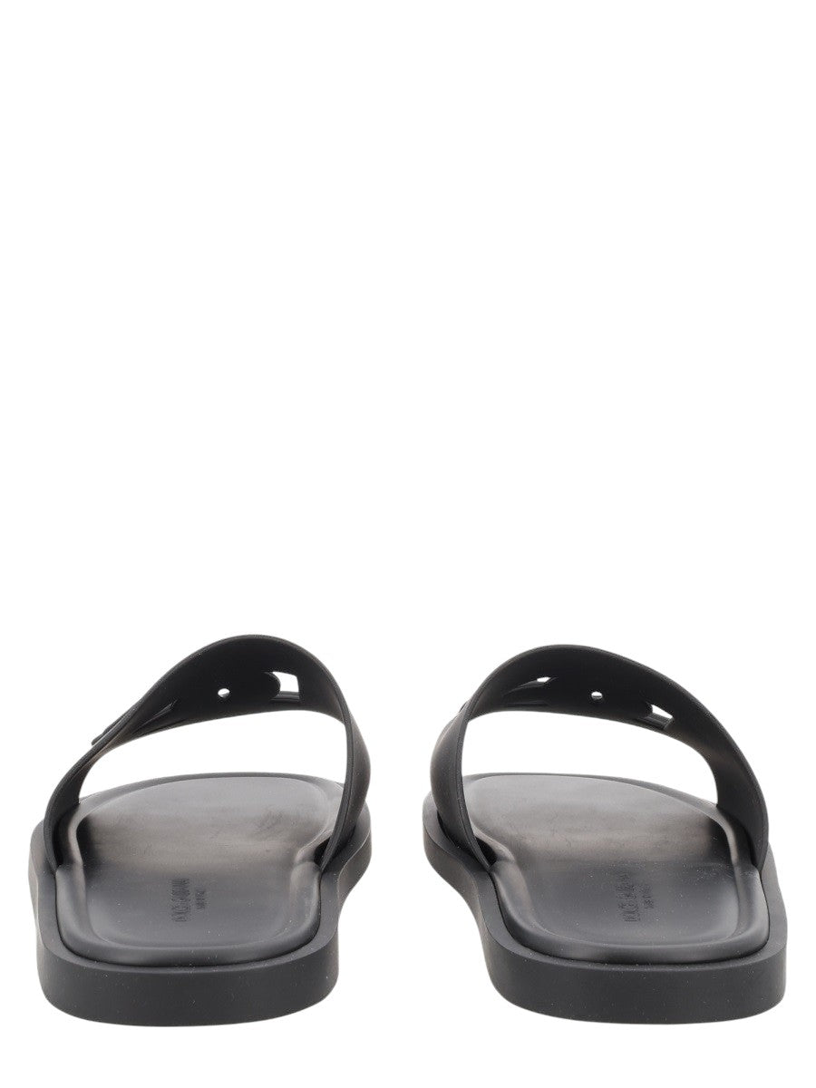 Dolce & Gabbana - Rubber Beach Slides - Black dolce-gabbana-rubber-beach-slides-black-side-jpg