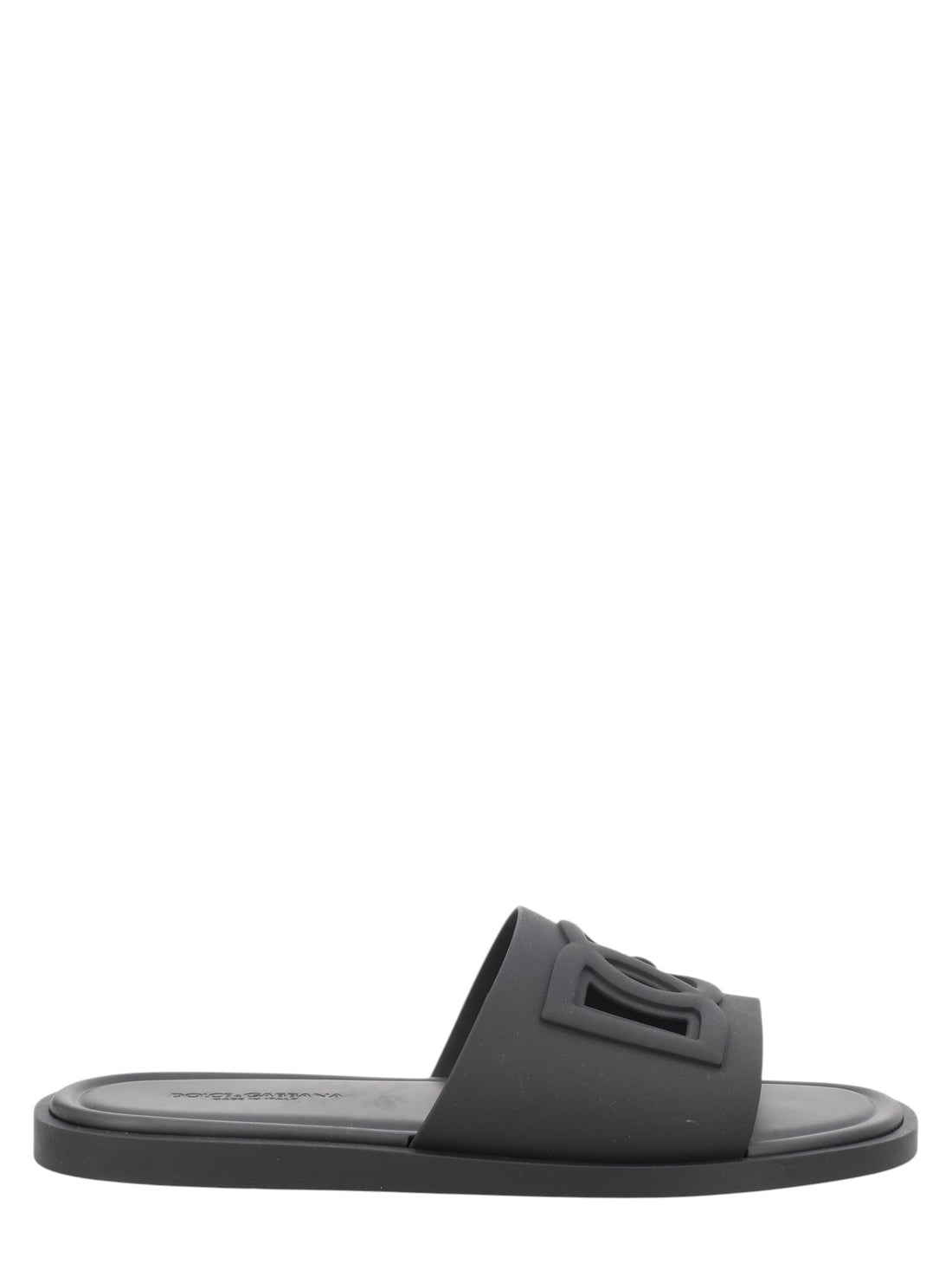 Dolce & Gabbana - Rubber Beach Slides - Black dolce-gabbana-rubber-beach-slides-black-side-jpg